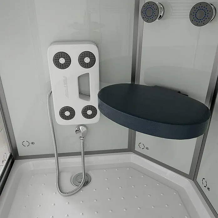 Home Deluxe Komplettdusche WHITE PEARL - Weiß