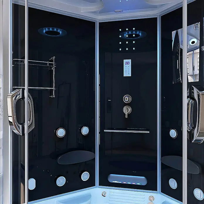 Home Deluxe Komplettdusche EXCLUSIVE - Schwarz