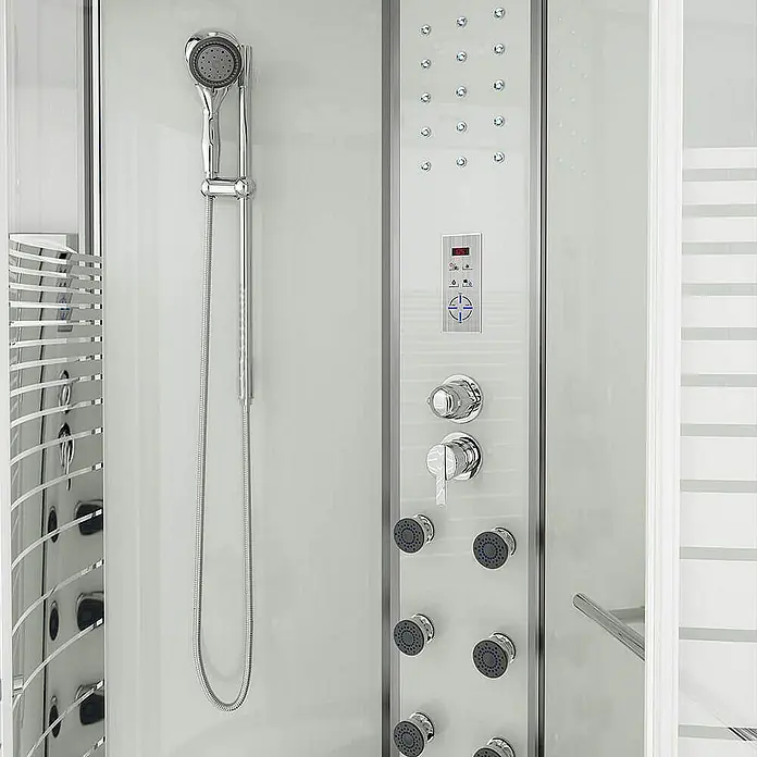Home Deluxe Komplettdusche WHITE PEARL - Weiß