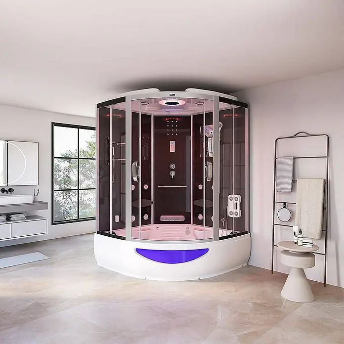 Home Deluxe Komplettdusche EXCLUSIVE - Schwarz