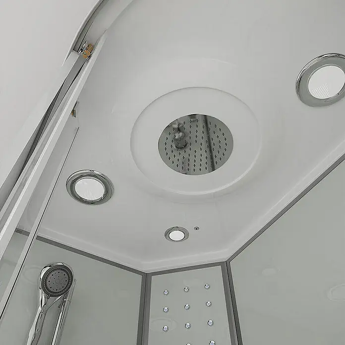 Home Deluxe Komplettdusche WHITE PEARL - Weiß