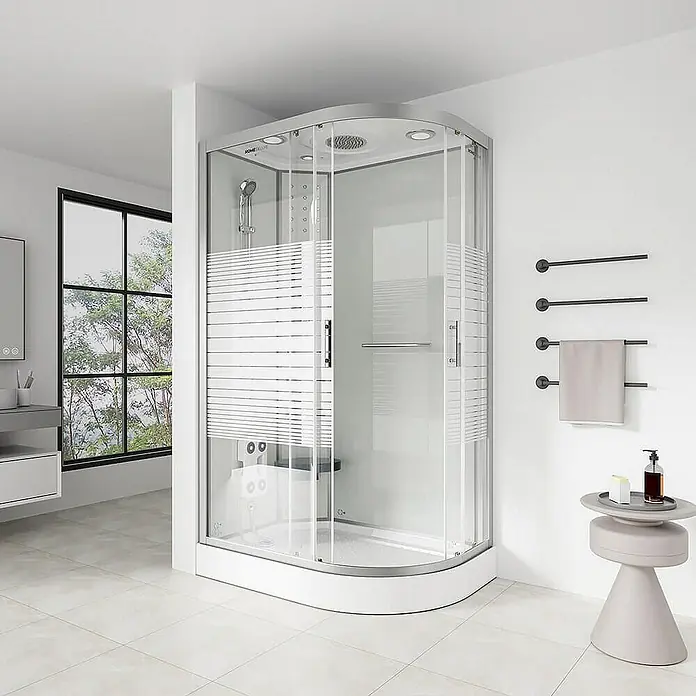 Home Deluxe Komplettdusche WHITE PEARL - Weiß