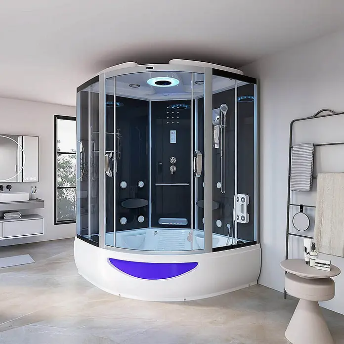 Home Deluxe Komplettdusche EXCLUSIVE - Schwarz