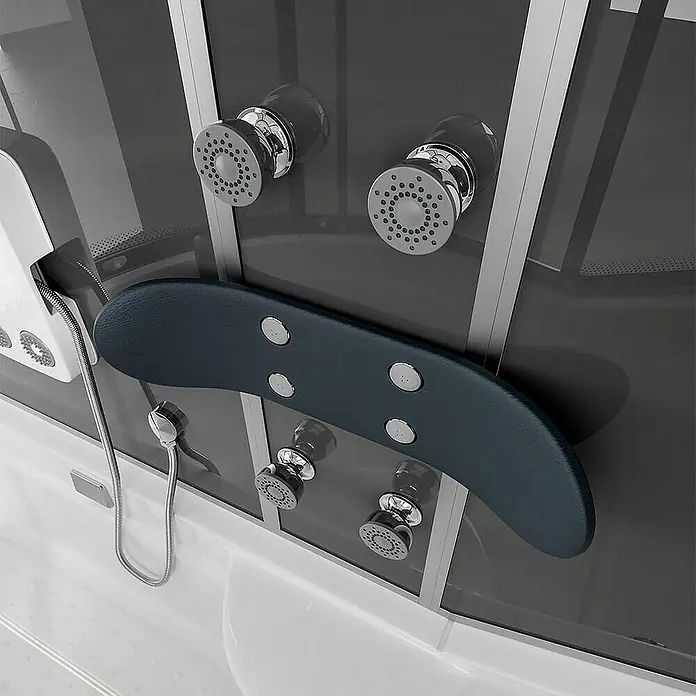 Home Deluxe Komplettdusche ALLIN 2IN1 - Schwarz