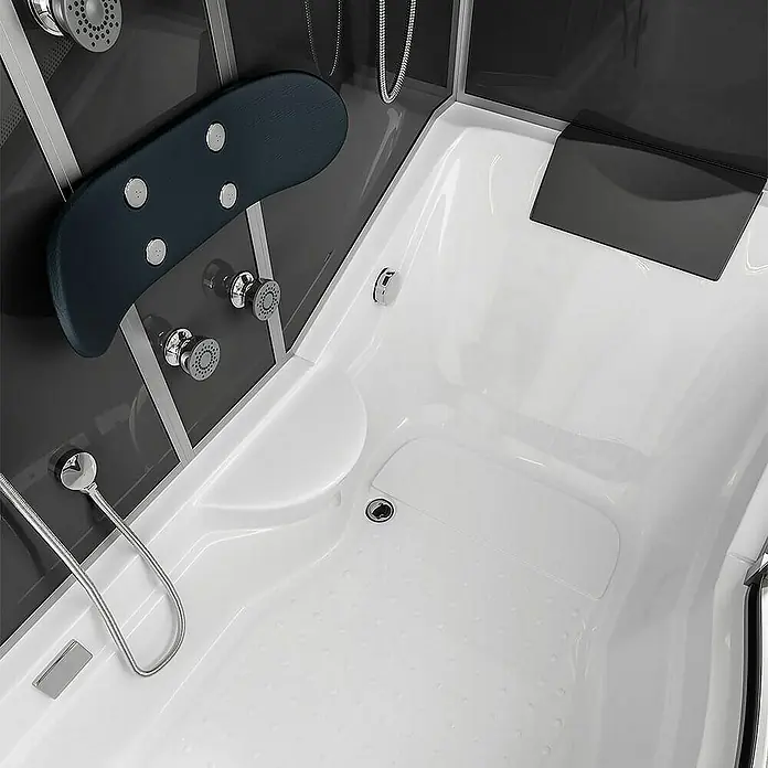 Home Deluxe Komplettdusche ALLIN 2IN1 - Schwarz
