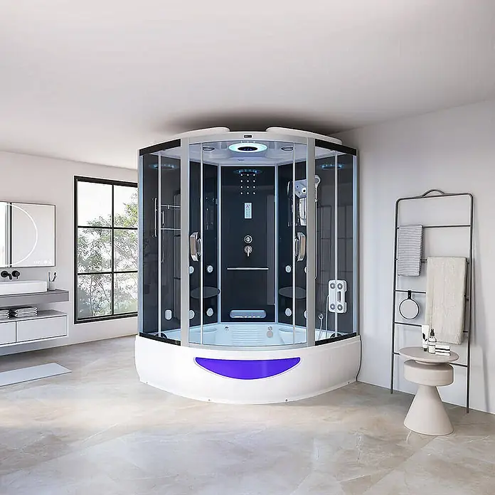 Home Deluxe Komplettdusche EXCLUSIVE - Schwarz