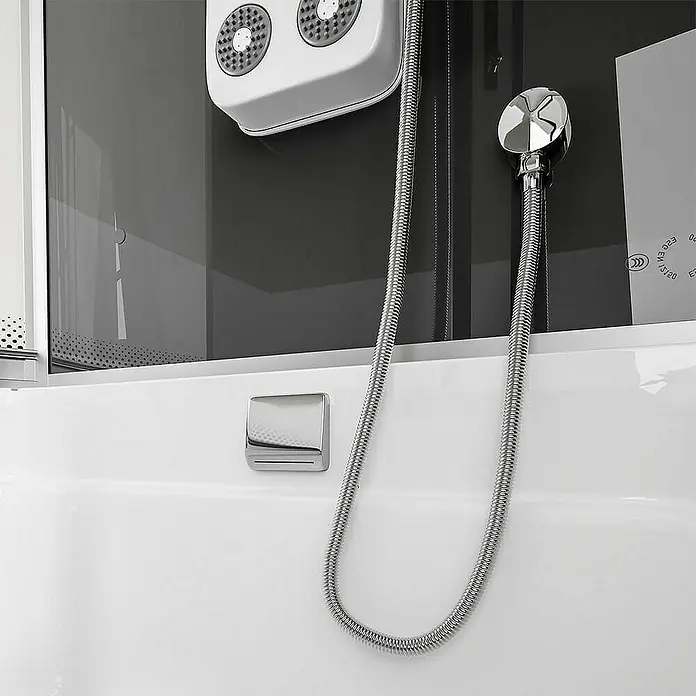 Home Deluxe Komplettdusche ALLIN 2IN1 - Schwarz