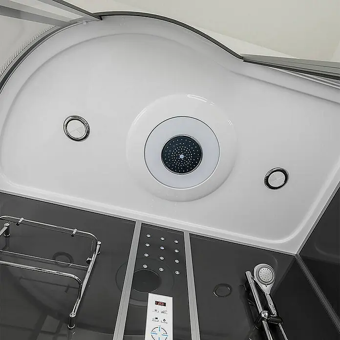 Home Deluxe Komplettdusche ALLIN 2IN1 - Schwarz