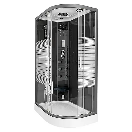 Home Deluxe  Komplettdusche BLACK PEARL