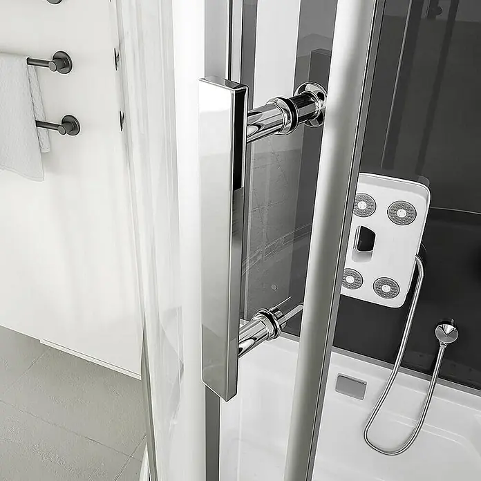 Home Deluxe Komplettdusche ALLIN 2IN1 - Schwarz