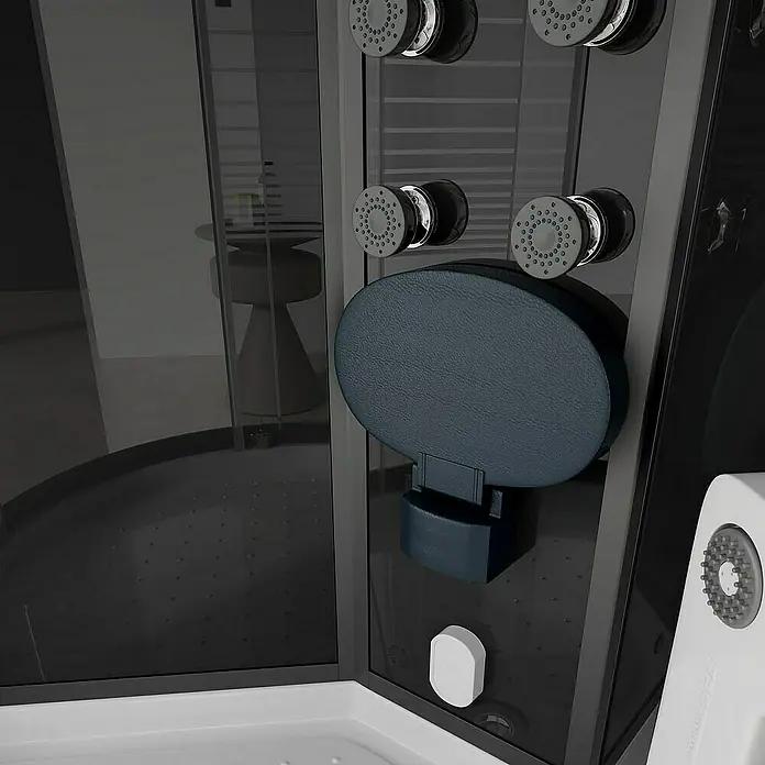 Home Deluxe Komplettdusche BLACK PEARL - Schwarz