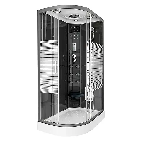 Home Deluxe  Komplettdusche BLACK PEARL