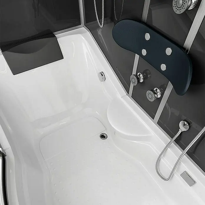 Home Deluxe Komplettdusche ALLIN 2IN1 - Schwarz