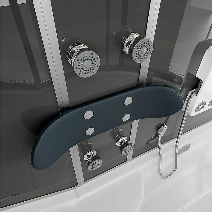 Home Deluxe Komplettdusche ALLIN 2IN1 - Schwarz