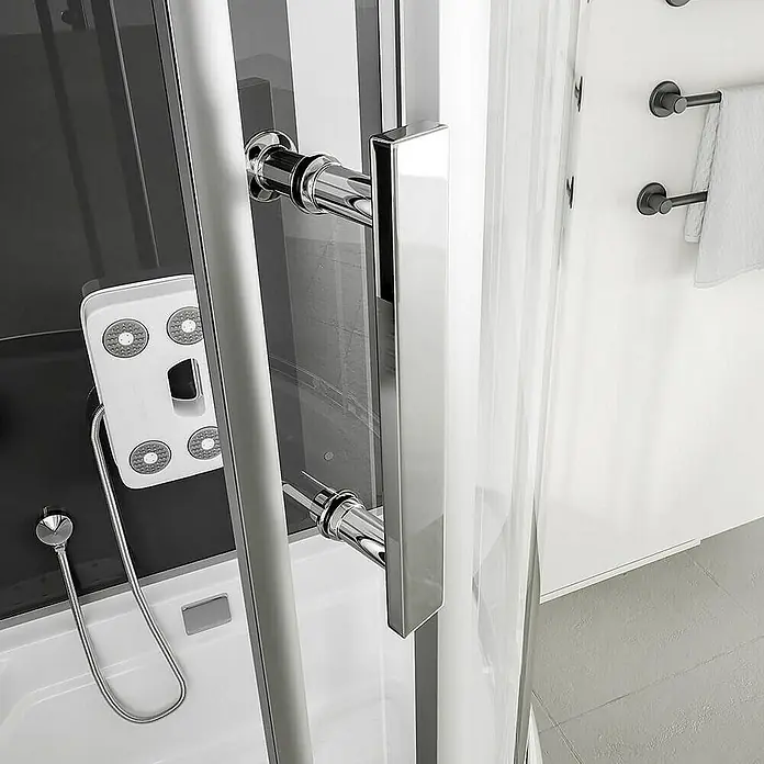 Home Deluxe Komplettdusche ALLIN 2IN1 - Schwarz