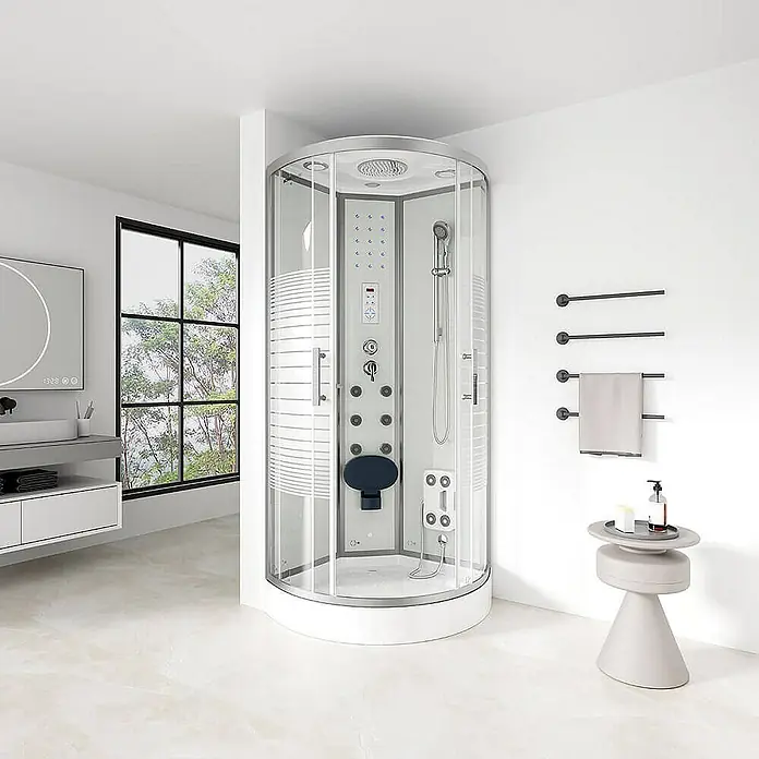 Home Deluxe Komplettdusche WHITE PEARL - Weiß