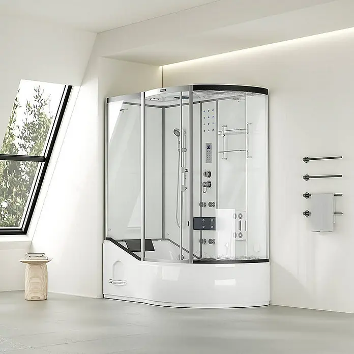 Home Deluxe Komplettdusche ALLIN 4IN1 - Weiß
