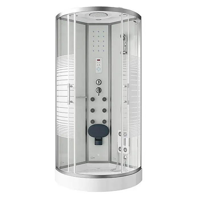 Home Deluxe Komplettdusche WHITE PEARL - Weiß