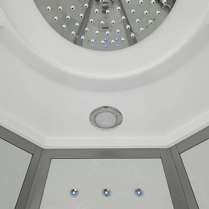 Home Deluxe Komplettdusche WHITE PEARL - Weiß
