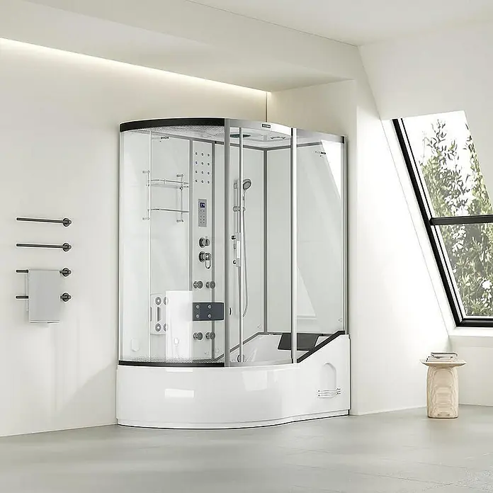 Home Deluxe Komplettdusche ALLIN 4IN1 - Weiß