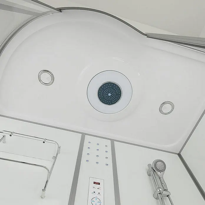 Home Deluxe Komplettdusche ALLIN 2IN1 - Weiß