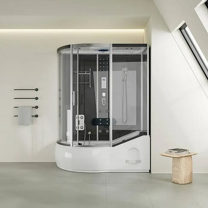 Home Deluxe Komplettdusche ALLIN 4IN1 - Schwarz