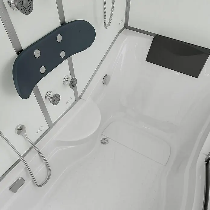 Home Deluxe Komplettdusche ALLIN 2IN1 - Weiß