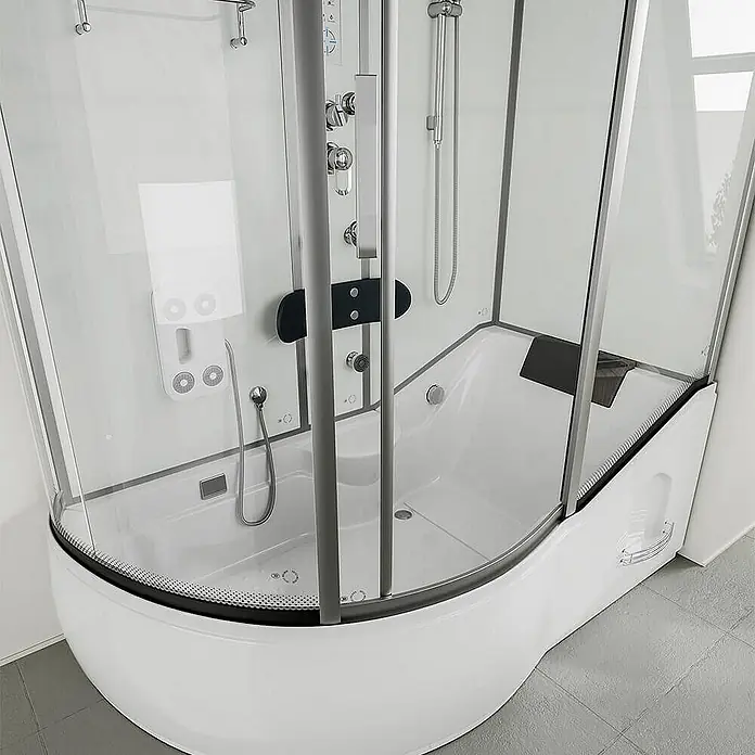 Home Deluxe Komplettdusche ALLIN 2IN1 - Weiß