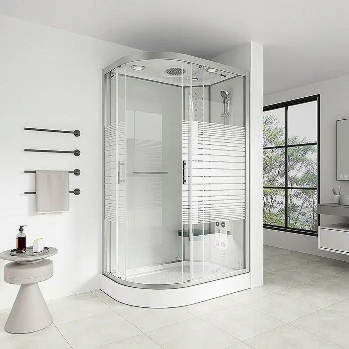 Home Deluxe Komplettdusche WHITE PEARL - Weiß
