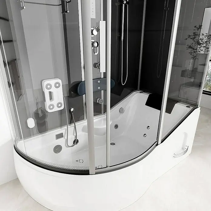 Home Deluxe Komplettdusche ALLIN 4IN1 - Schwarz