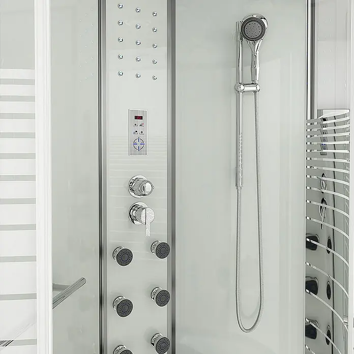 Home Deluxe Komplettdusche WHITE PEARL - Weiß
