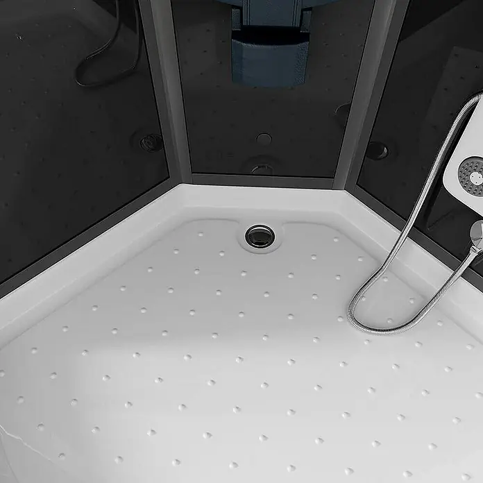 Home Deluxe Komplettdusche BLACK PEARL - Schwarz