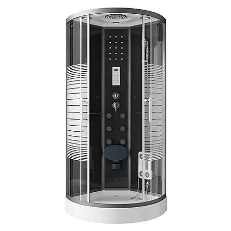 Home Deluxe  Komplettdusche BLACK PEARL