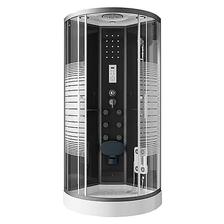Home Deluxe  Komplettdusche BLACK PEARL