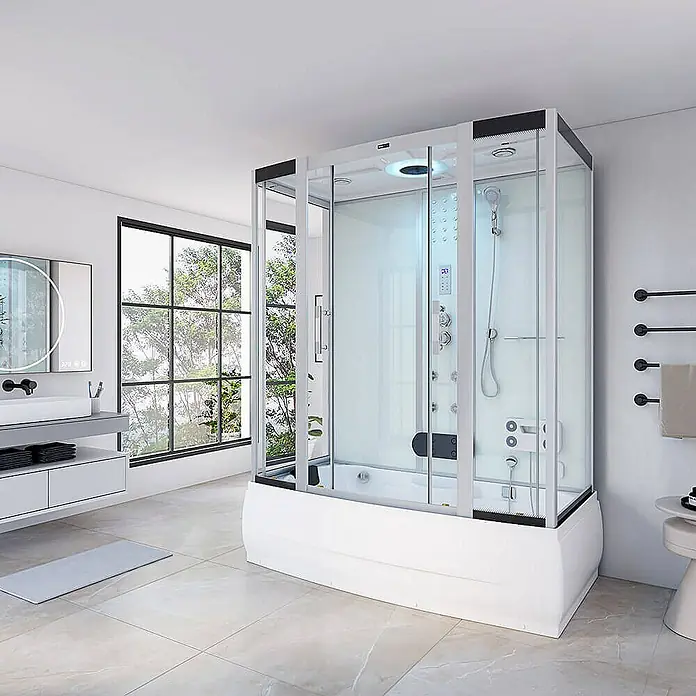 Home Deluxe Komplettdusche DIAMOND - Weiß