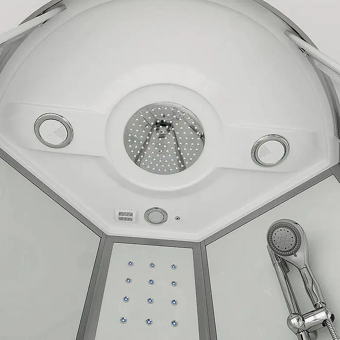 Home Deluxe Komplettdusche WHITE PEARL - Weiß