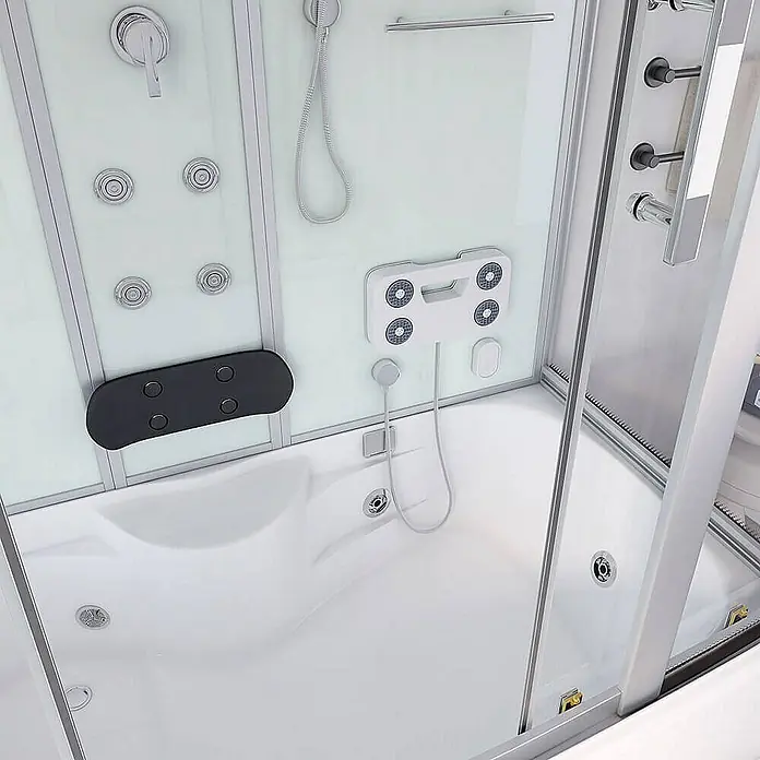 Home Deluxe Komplettdusche DIAMOND - Weiß