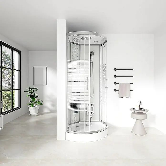 Home Deluxe Komplettdusche WHITE PEARL - Weiß