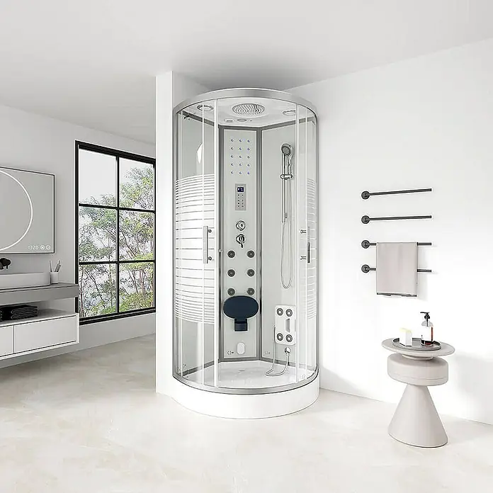 Home Deluxe Komplettdusche WHITE PEARL - Weiß