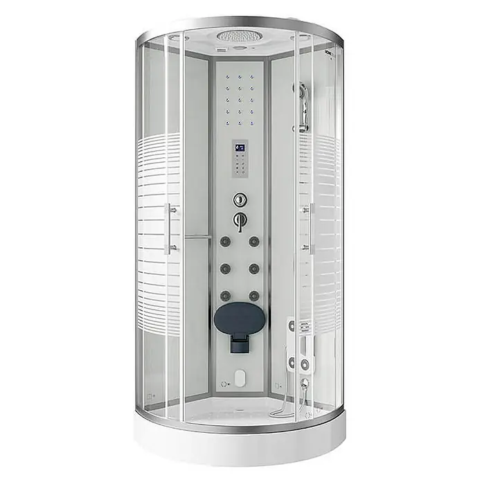 Home Deluxe Komplettdusche WHITE PEARL - Weiß