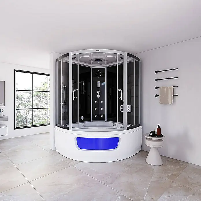Home Deluxe Komplettdusche EXCLUSIO - Schwarz