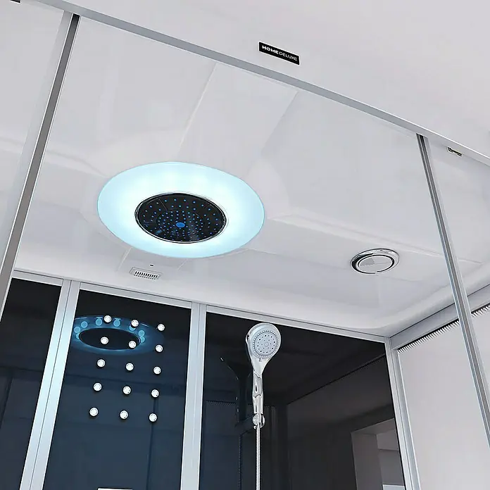Home Deluxe Komplettdusche DIAMOND BIG - Schwarz