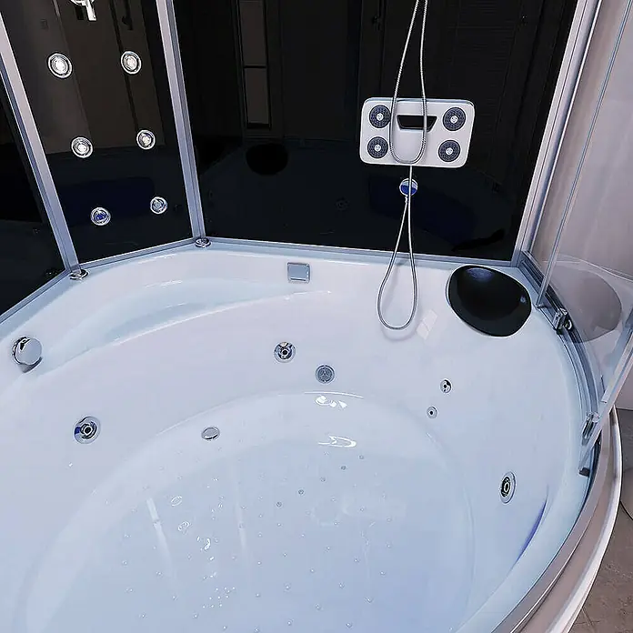 Home Deluxe Komplettdusche EXCLUSIO - Schwarz