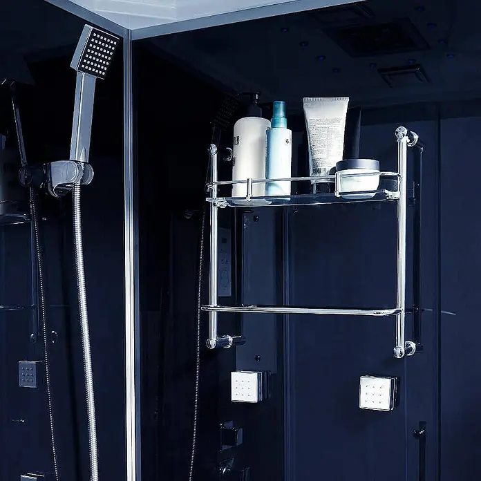 Home Deluxe Komplettdusche WAVE S - Schwarz