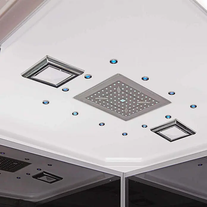Home Deluxe Komplettdusche WAVE S - Schwarz