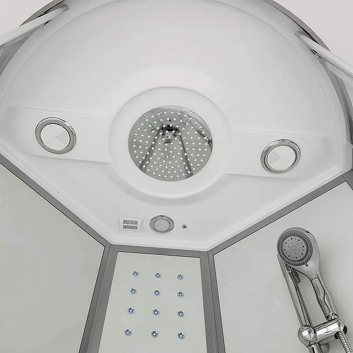 Home Deluxe Komplettdusche WHITE PEARL - Weiß