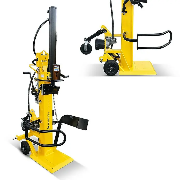 Bamato Holzspalter HO-22P mit Zapfwellenantrieb - 22.000 kg, Max. Spaltgutlänge: 110 cm