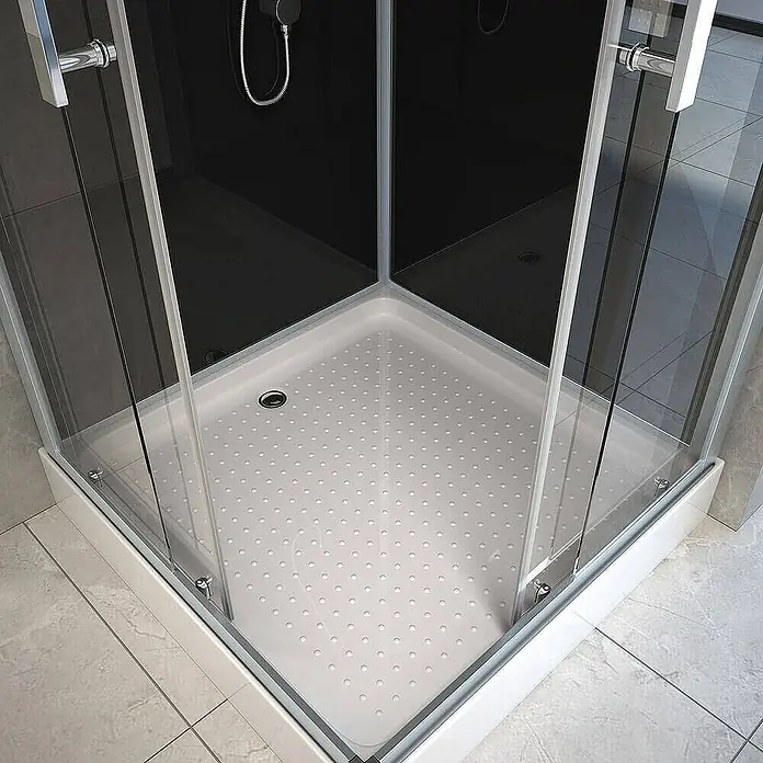 Home Deluxe Komplettdusche WAVE M - 90 x 90 x 227 cm, Schwarz