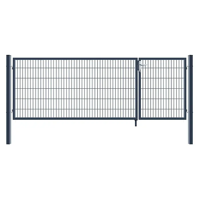 Home Deluxe Gartentor ADITUS - 350 x 140 cm, Grün, Stahl