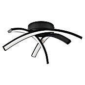 Eglo LED stropna svjetiljka Destro  (11 W, D x Š x V: 37 x 35,5 x 10 cm, Crna, Bijela, Topla bijela) | BAUHAUS